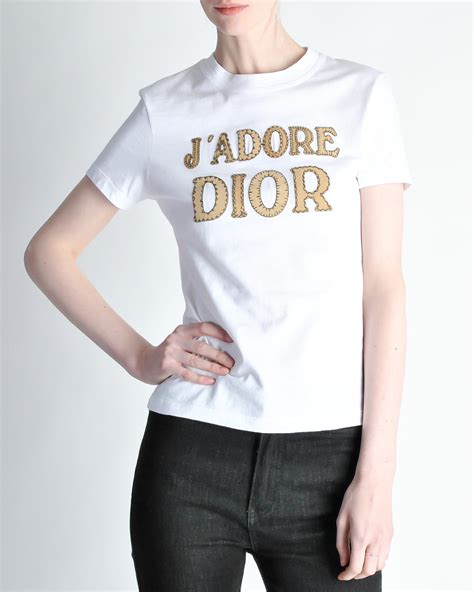 dior white t shirt women